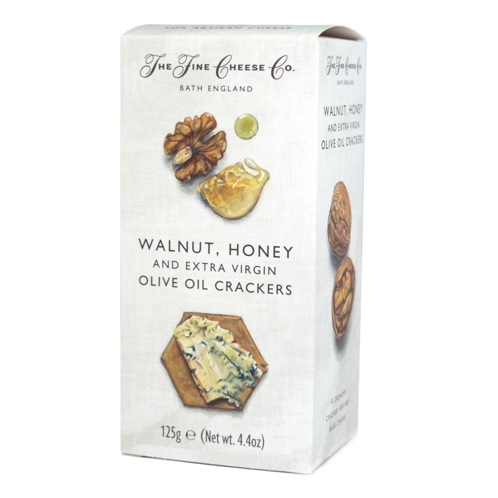 The Fine Cheese Co. • Walnut, Honey and Extra Virgin Olive Oil Crackers